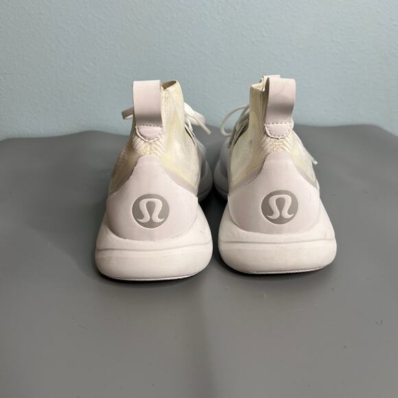 Lululemon Chargefeel White Hi- Top Training Shoes 8 - Picture 3 of 6